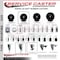 Service Caster 3.5'' Soft Rubber Wheel Swivel 7/16'' Grip Ring Stem Caster with Brake SCC-GR20S3514-SRS-TLB-716138 - alternate 3